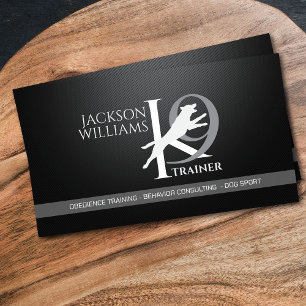 K9 Training - Dog Trainer - Canine Behaviourist  Business Card