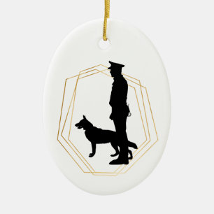 K-9 Agent de police Ornement de Noël