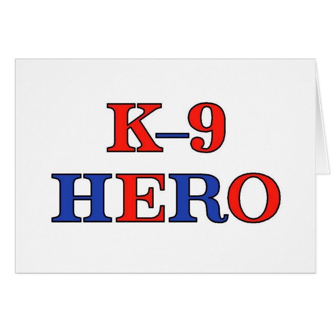 K-9 Hero (Front Horizontal)