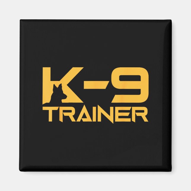 K-9 K9 Dog Handler Trainer Police Security Magnet (Front)