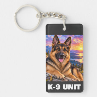 K-9 UNIT law enforcement officer police policeman Keychain