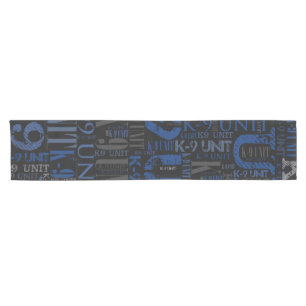 K-9 Unit -Police Dog Unit Short Table Runner