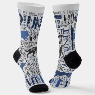 K-9 Unit  -Police Dog Unit Socks
