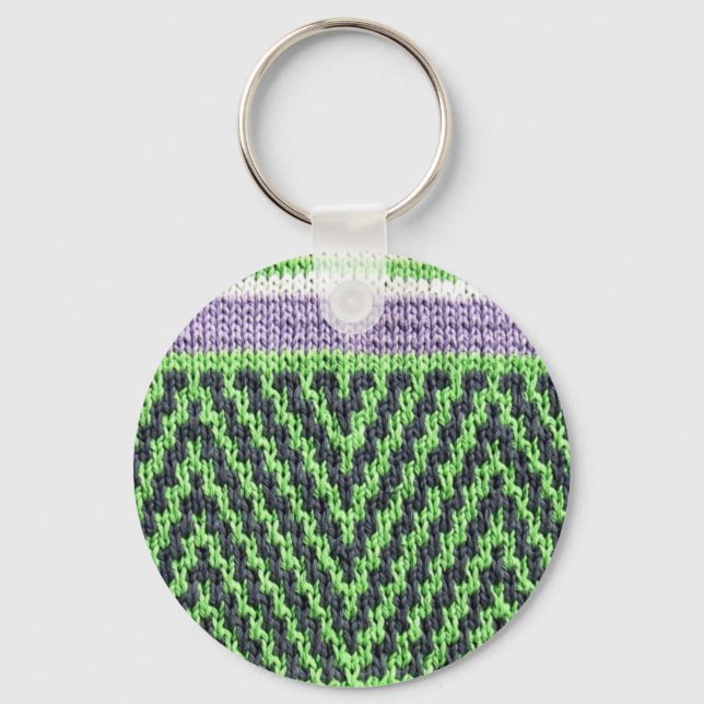 k Artisanware Knit Keychain (Front)