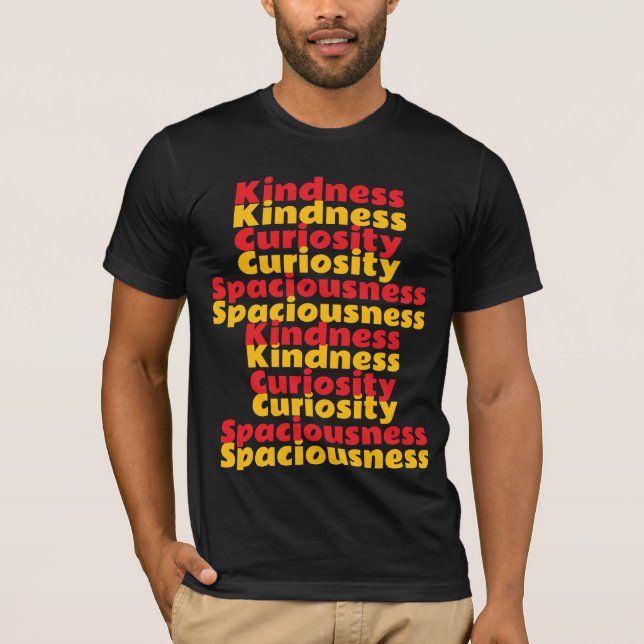 K C S - Kindness Curiosity Spaciousness T-Shirt (Front)