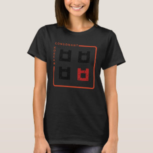 K culture Korean alphabet Hangul Consonant   43 T-Shirt