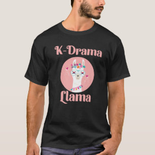 K-Drama Llama South Korean Flag Kdrama Lovers Kore T-Shirt