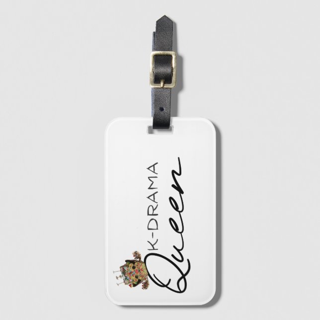 K-Drama Queen Luggage Tag (Front Vertical)