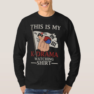 K Drama Watching Outfit K Pop Korean Pop Music Fla T-Shirt