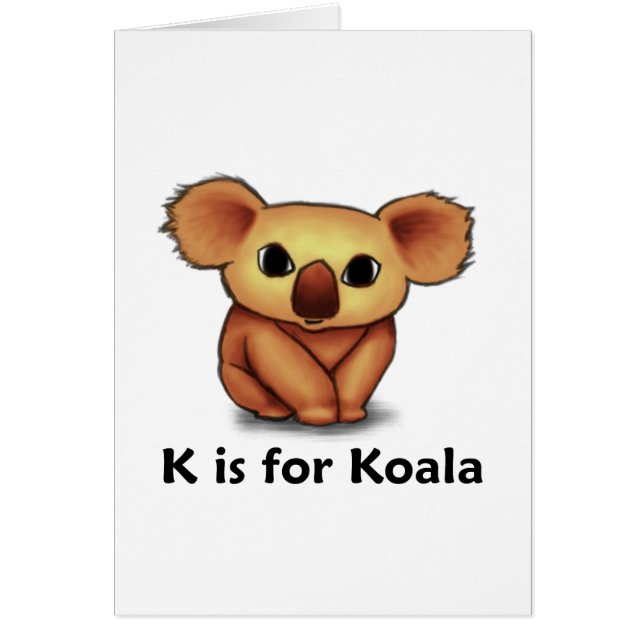 K est pour le koala (Devant)