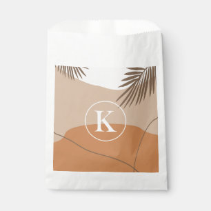K - Initial Monogram Letter K Abstract Design Favour Bag