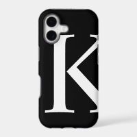 K iPhone 5 initial à peine là Coque