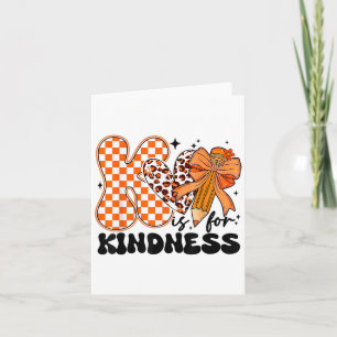 K Is For Kindness Cute Pencil Bow Teacher Be Kind Card