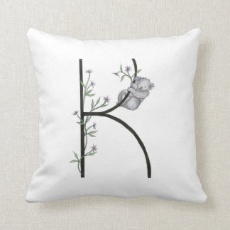 K is for Koala and Kalamis Pillow! Throw Pillow