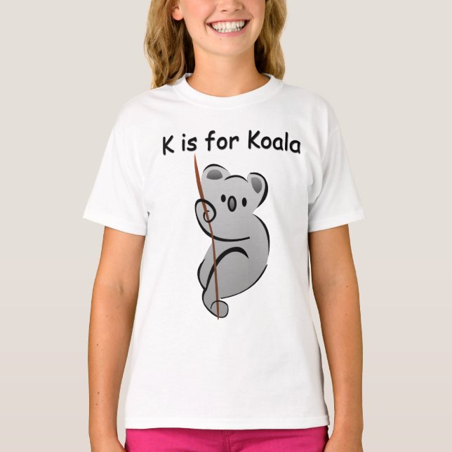 K is for Koala T-Shirt (Front)