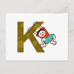 K is for postcard