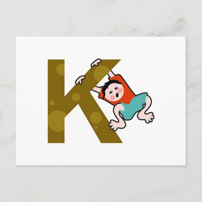 K is for postcard (Front)
