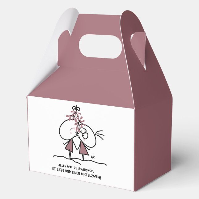 K&K Christmas  Favor Box (Front)