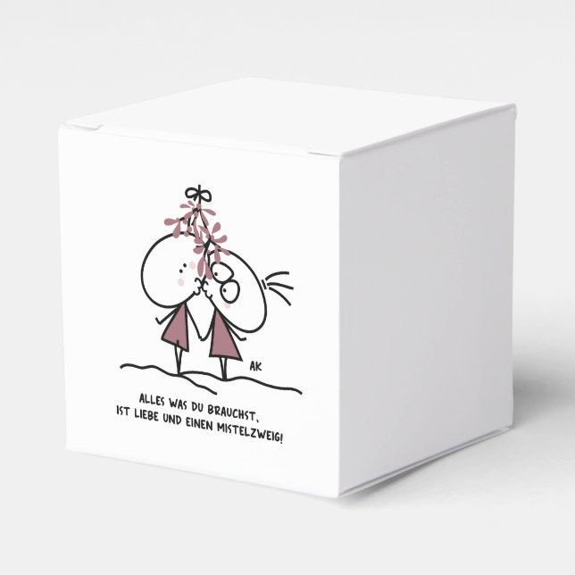 K&K Christmas  Favor Box (Front Side)