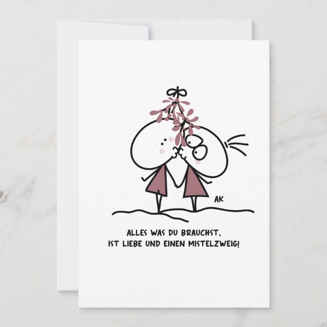 K&K Christmas  Holiday Card (Front)