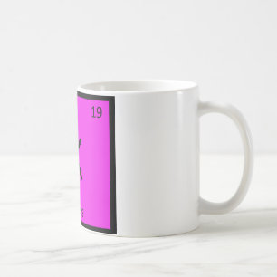 K - Kites Sports Chemistry Periodic Table Symbol Coffee Mug