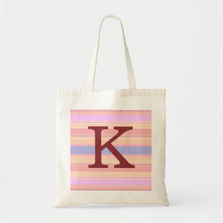 K :: Monogram K Summer Stripes Sac fourre-tout amu
