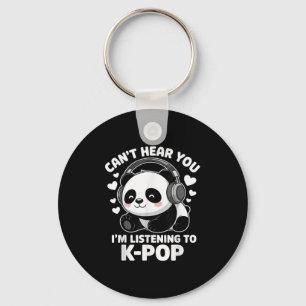 K-p Can't Hear You I'm Listening Kp Lover Kawaii K Keychain