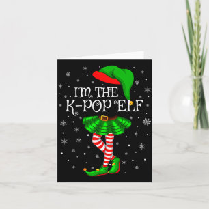K-p Elf Christmas Family Group Women Girls Xmas Pa Card