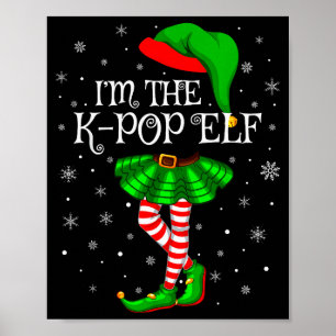 K-p Elf Christmas Family Group Women Girls Xmas Pa Poster