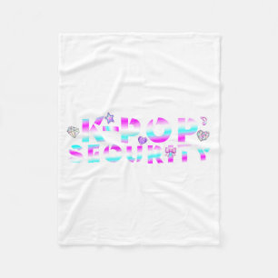 K-p Security Mom Dad Kids Funny Birthday Concert Fleece Blanket