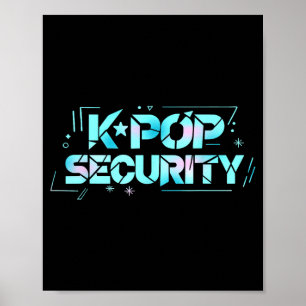 K-p Security Mom Dad Kids Funny Birthday Concert Poster