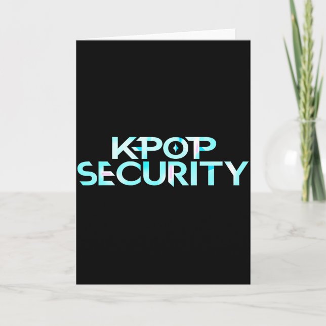K-p Security Mom Dad Kids Funny Birthday Concert S Card (Front)