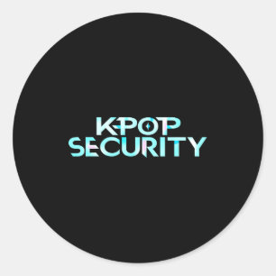 K-p Security Mom Dad Kids Funny Birthday Concert S Classic Round Sticker