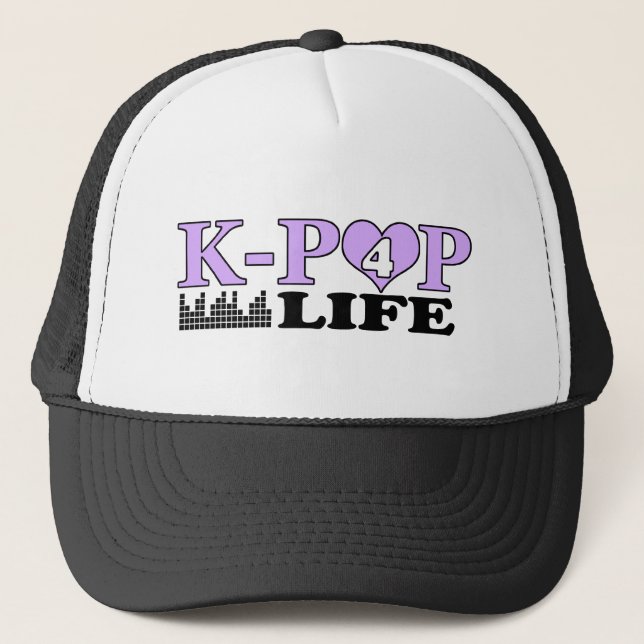 K-POP 4 LIFE TRUCKER HAT (Front)