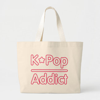 K-POP Addict Large Tote Bag