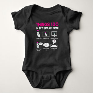 K-Pop addicted Girl Korean Music Lover Kawaii Baby Bodysuit
