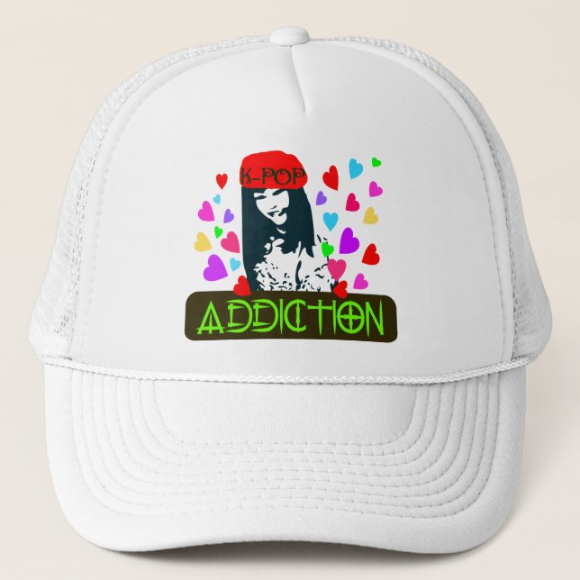 ╚»♪♥K-POP Addiction-Splediferous Trcuker Hat♥♫«╝ Trucker Hat (Front)