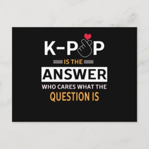K-POP All Day Postcard