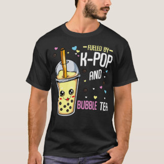K-Pop and Bubble Tea Hallyu Funny Korean Fashion T-Shirt