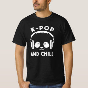 K-Pop and Chill Shirt - Cute Kawaii Panda