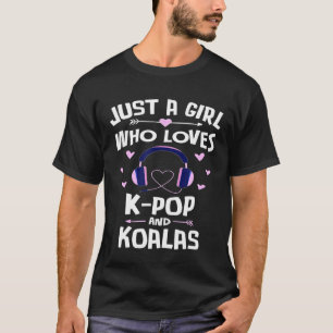 K Pop And Koalas Girls Women T-Shirt