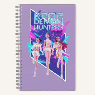 K-Pop Anime Idol Group Spiral Notebook