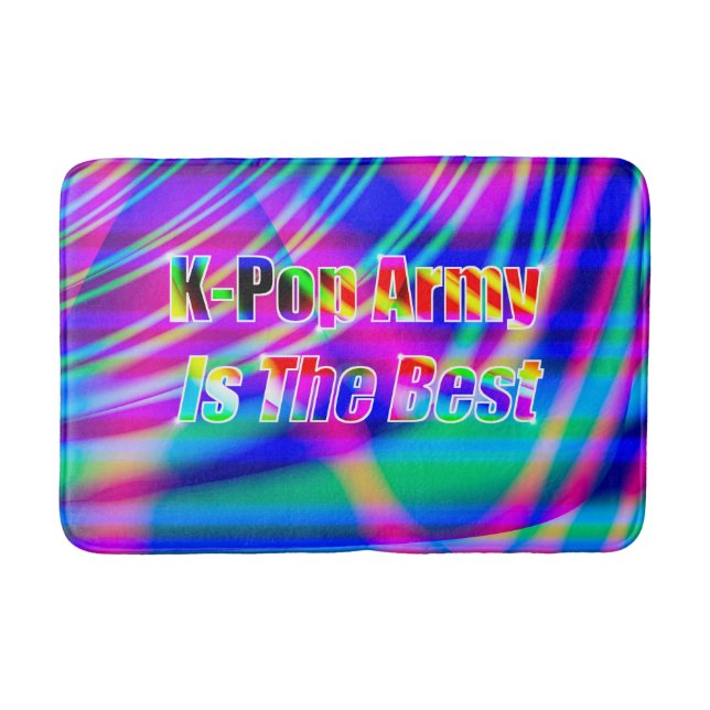 K-Pop Art Bath Mat (Front)