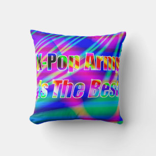 K-Pop Art Throw Pillow