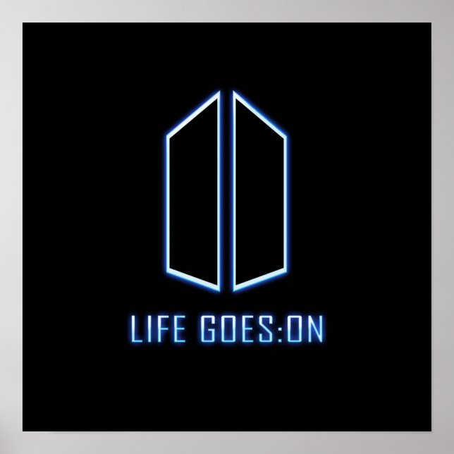 K-Pop BTS Life Goes On Poster Wall Decor (Front)