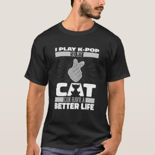 K Pop Cat   Korean Music K Pop T-Shirt