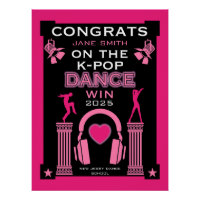 K-Pop Dance Competition Winner Congratulations