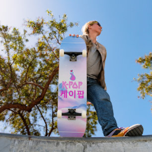 K-Pop Finger Heart: Show Your Love Skateboard