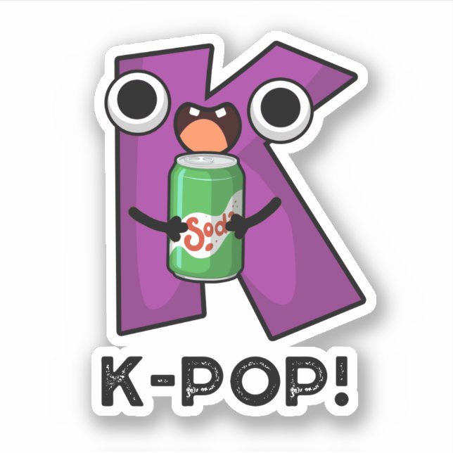 K-Pop Funny Music Soda Pop Pun (Front)