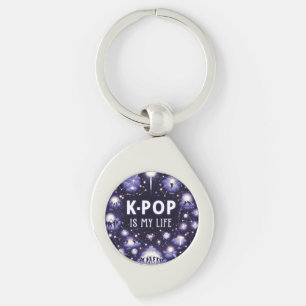 K-pop Is My Life Floating Among the Stars Keychain